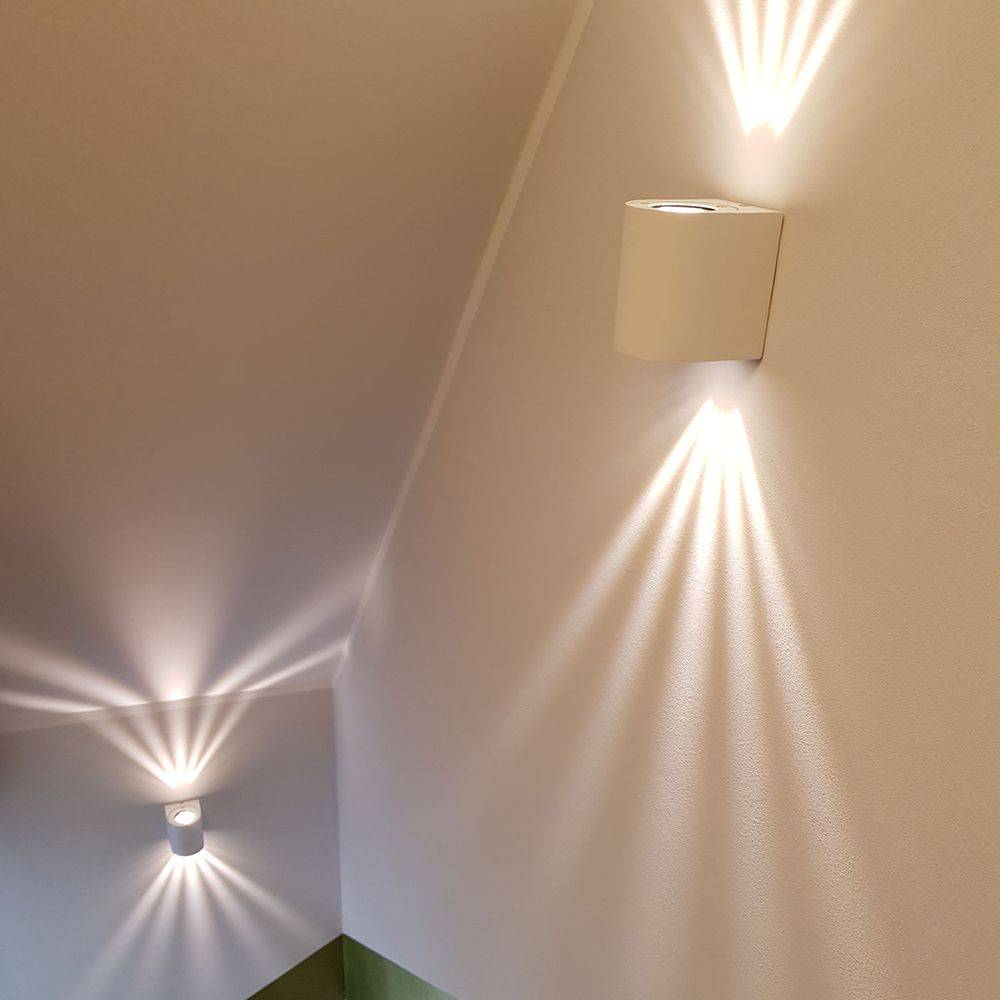 S.Luce Baleno LED-Wandleuchte für Außen und Innen Weiß Verkauf
