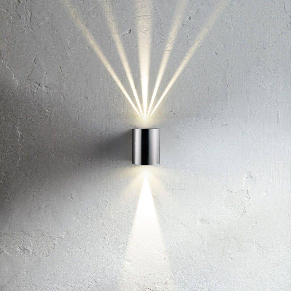 S.Luce Baleno LED-Wandlampe Up&Down mit Lichtfilter Edelstahl Angebote