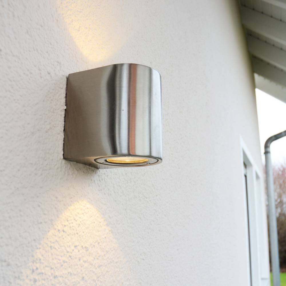 S.Luce Baleno LED-Wandlampe Up&Down mit Lichtfilter Edelstahl Angebote