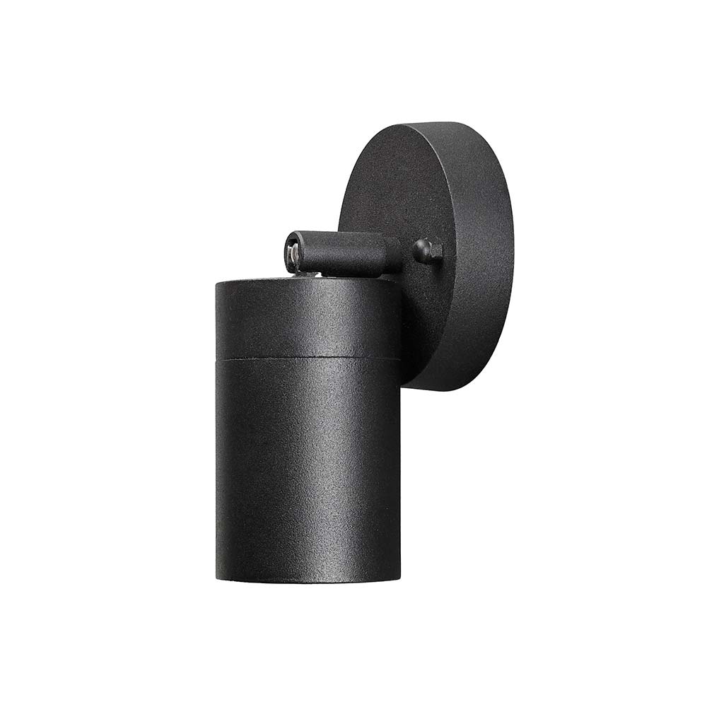 S.Luce Modena Energiespar Wandspot schwenkbar Schwarz, klares Glas Riesige Rabatte