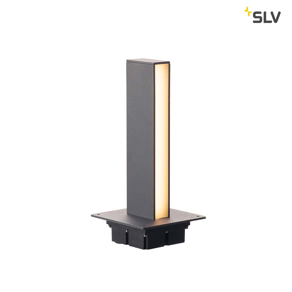 S.Luce SLV H-Pol Wege- & Standleuchte Einflammig LED 3000K Anthrazit 36cm Online