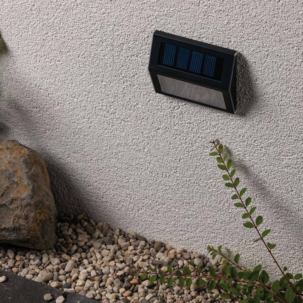 S.Luce LED Solar Stufen Wand- & Treppenleuchte IP44 3000K Anthrazit Schlussverkauf
