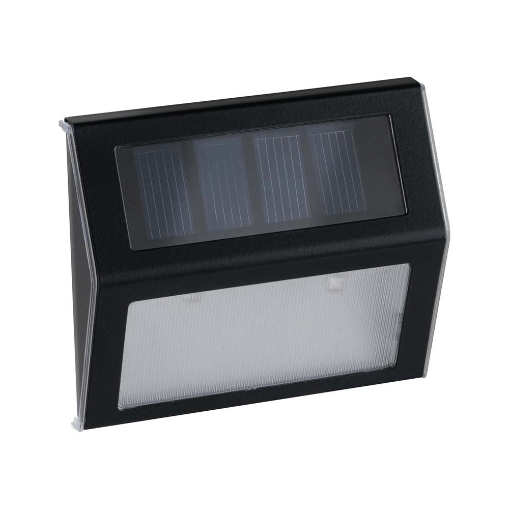 S.Luce LED Solar Stufen Wand- & Treppenleuchte IP44 3000K Anthrazit Schlussverkauf