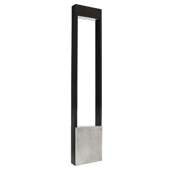 S.Luce Moderne LED Pollerleuchte Bridge 100cm 640lm Dunkelgrau Outlet