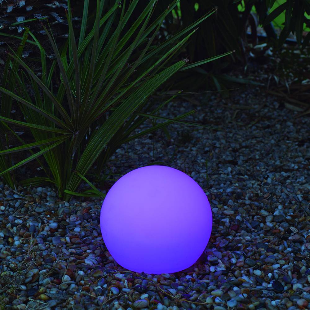 S.Luce LED-Solar-Kugelleuchte Buly Ø40cm IP65 mit Akku & Fernbedienung Günstiger Verkauf