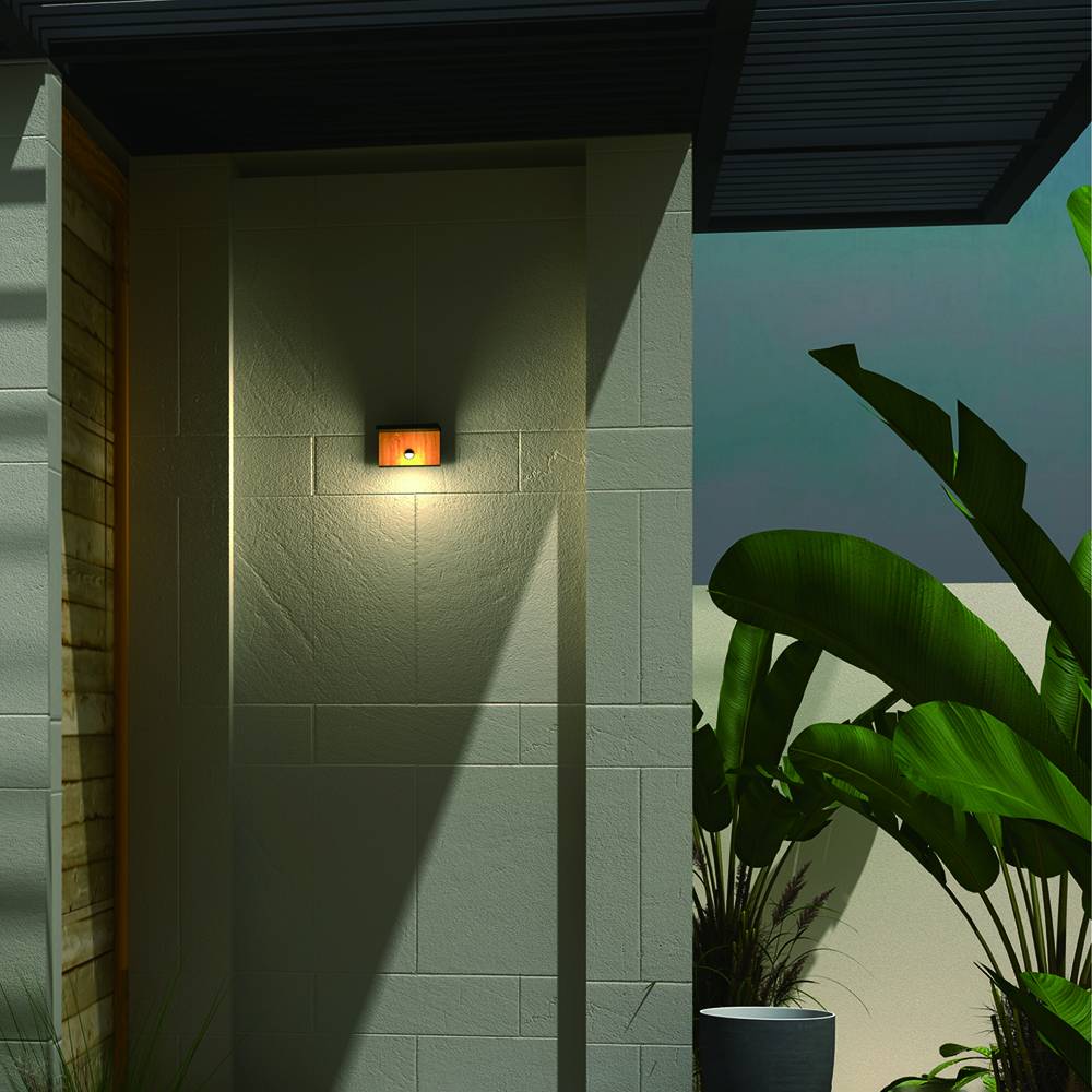 S.Luce Mantra Ruka Sensor Außen-LED-Wandlampe Dunkelgrau Fabrikverkauf