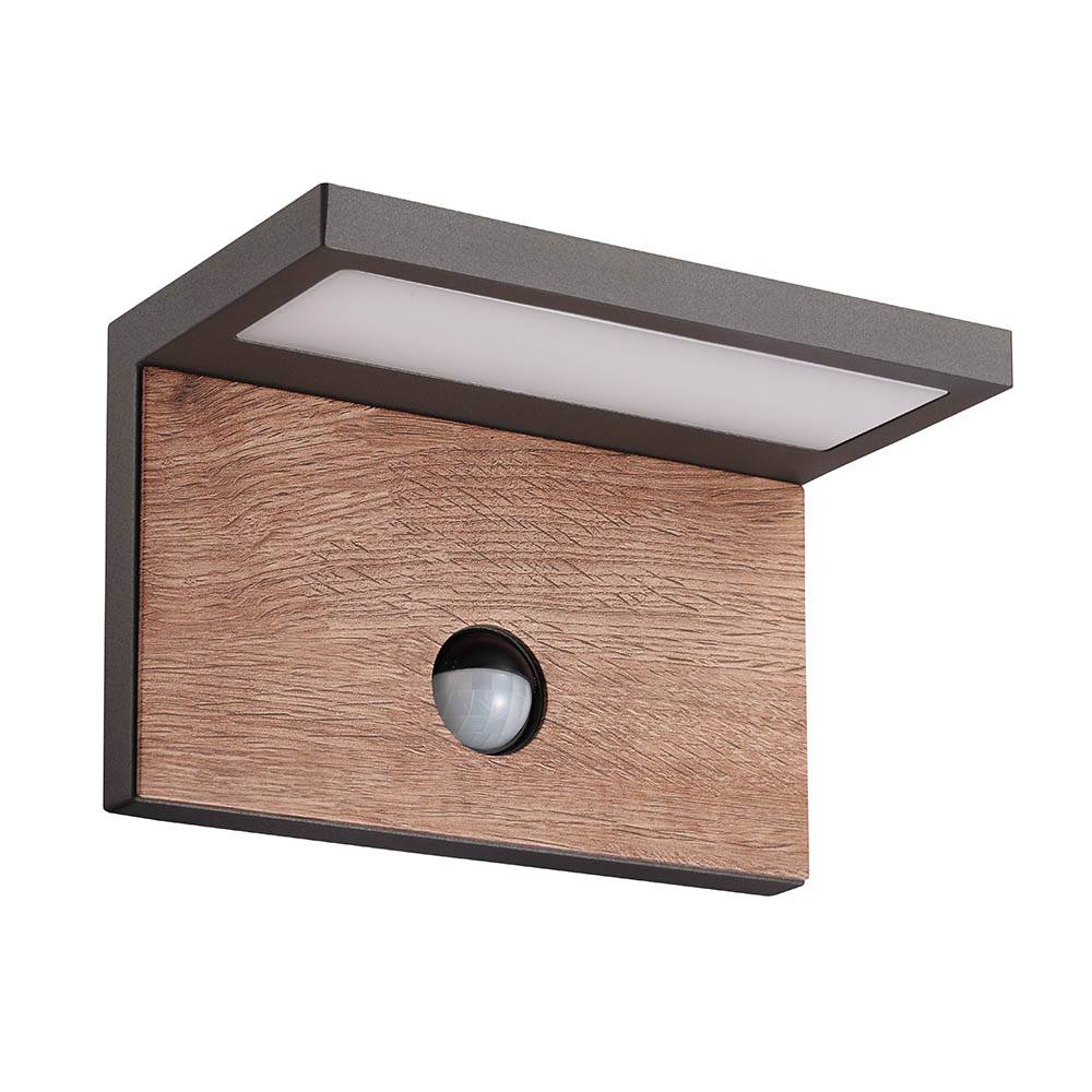 S.Luce Mantra Ruka Sensor Außen-LED-Wandlampe Dunkelgrau Fabrikverkauf