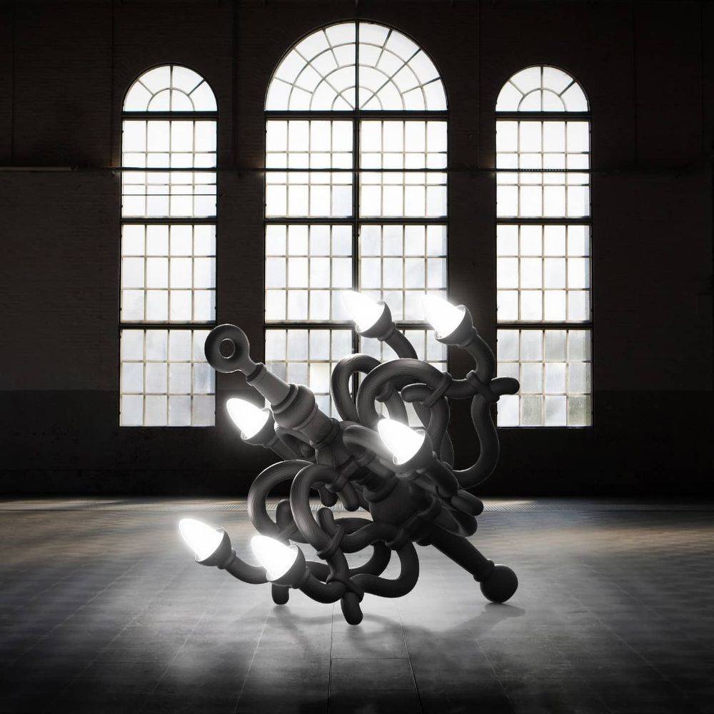 S.Luce Qeeboo Fallen Chandelier M Akku Bodenleuchte Meist gekauft