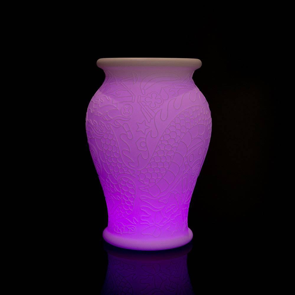 S.Luce Qeeboo Ming Blumentopf oder Hocker Akku-LED Online