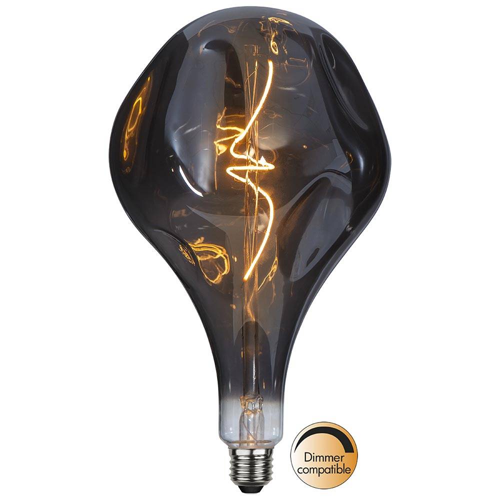 S.Luce E27 LED XXL Retro Bubble Extra Warmweiß 2000K 55lm 3W Dimmbar VIP-Rabatte