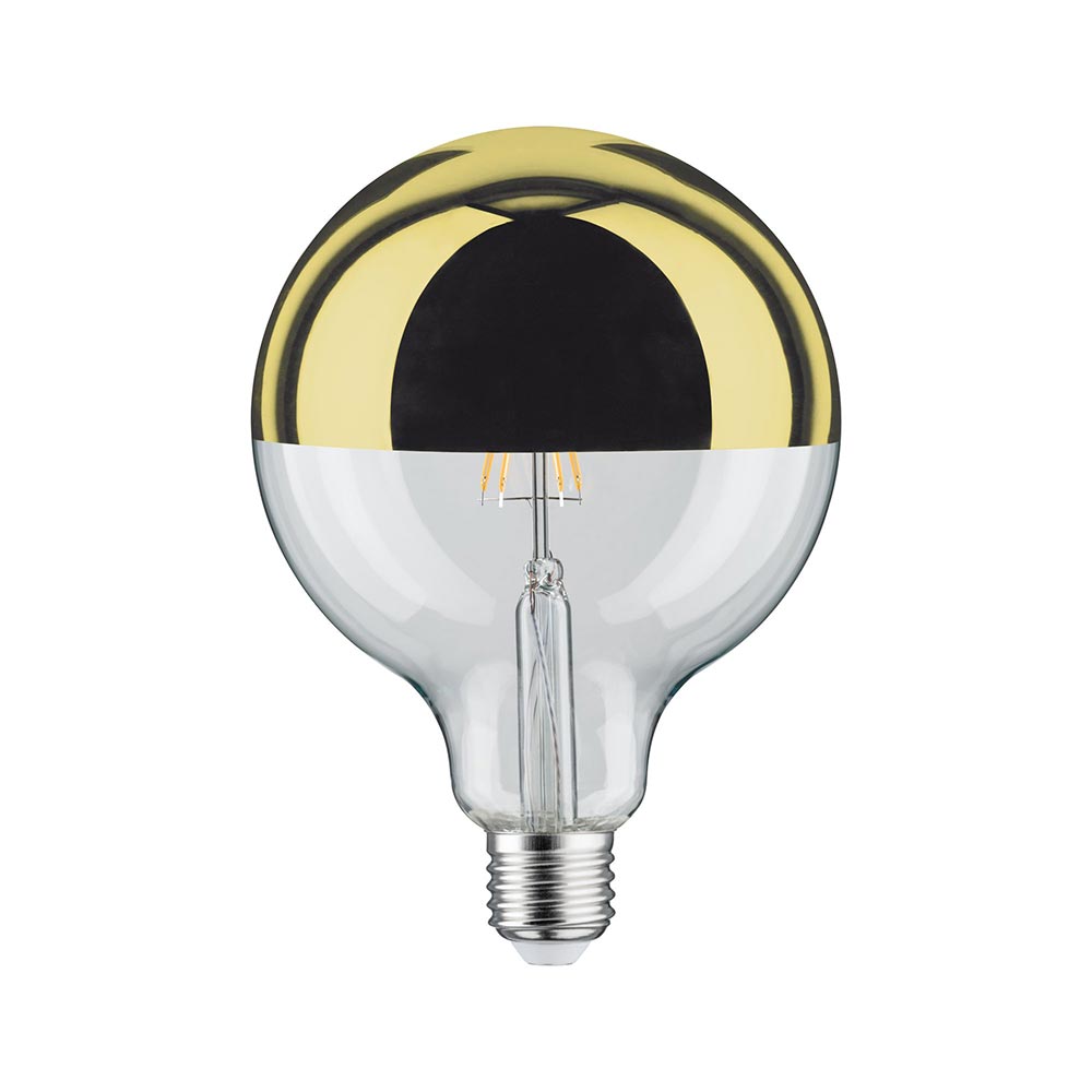 S.Luce E27 6,5W LED Globe Kopfspiegel 2700K Dimmbar Gold Outlet
