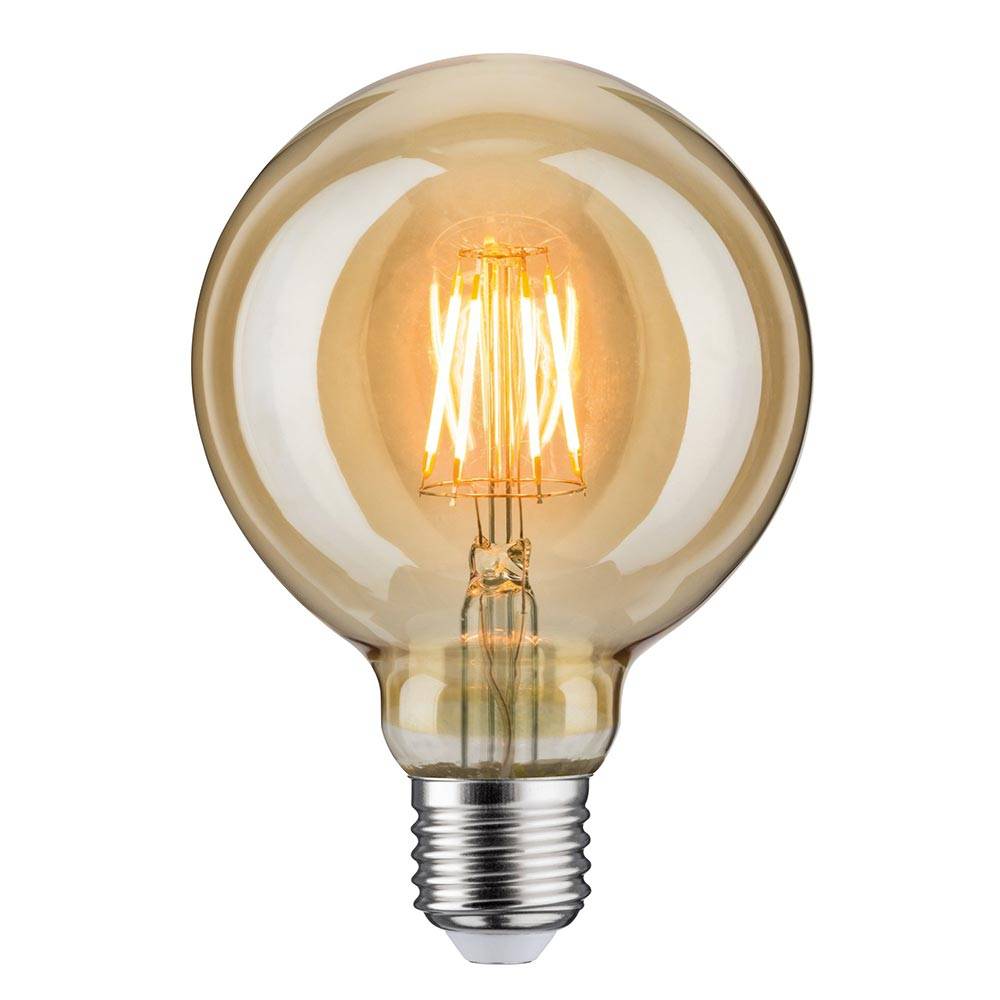 S.Luce E27 6,5W LED Globe Gold Vintage Ø 9,5cm 1700K