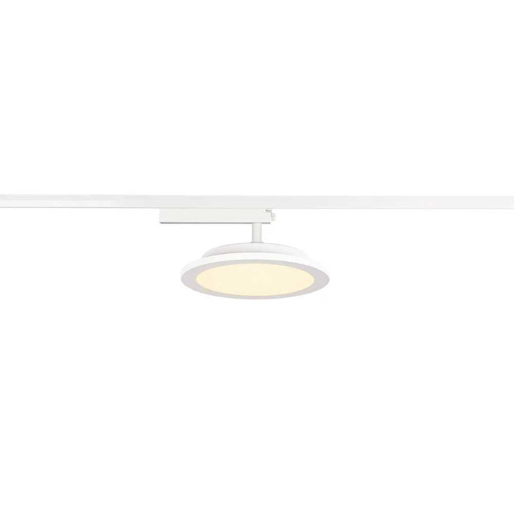 S.Luce SLV Panel LED Spot Schwarz Track Round Ø 20cm 1-Phasen Blitzverkäufe