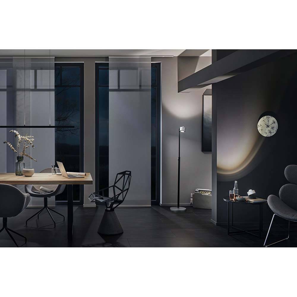 S.Luce Lento BLE Pendelleuchte LED 1x43W TunW Schw Softlack Aluminium Auslauf