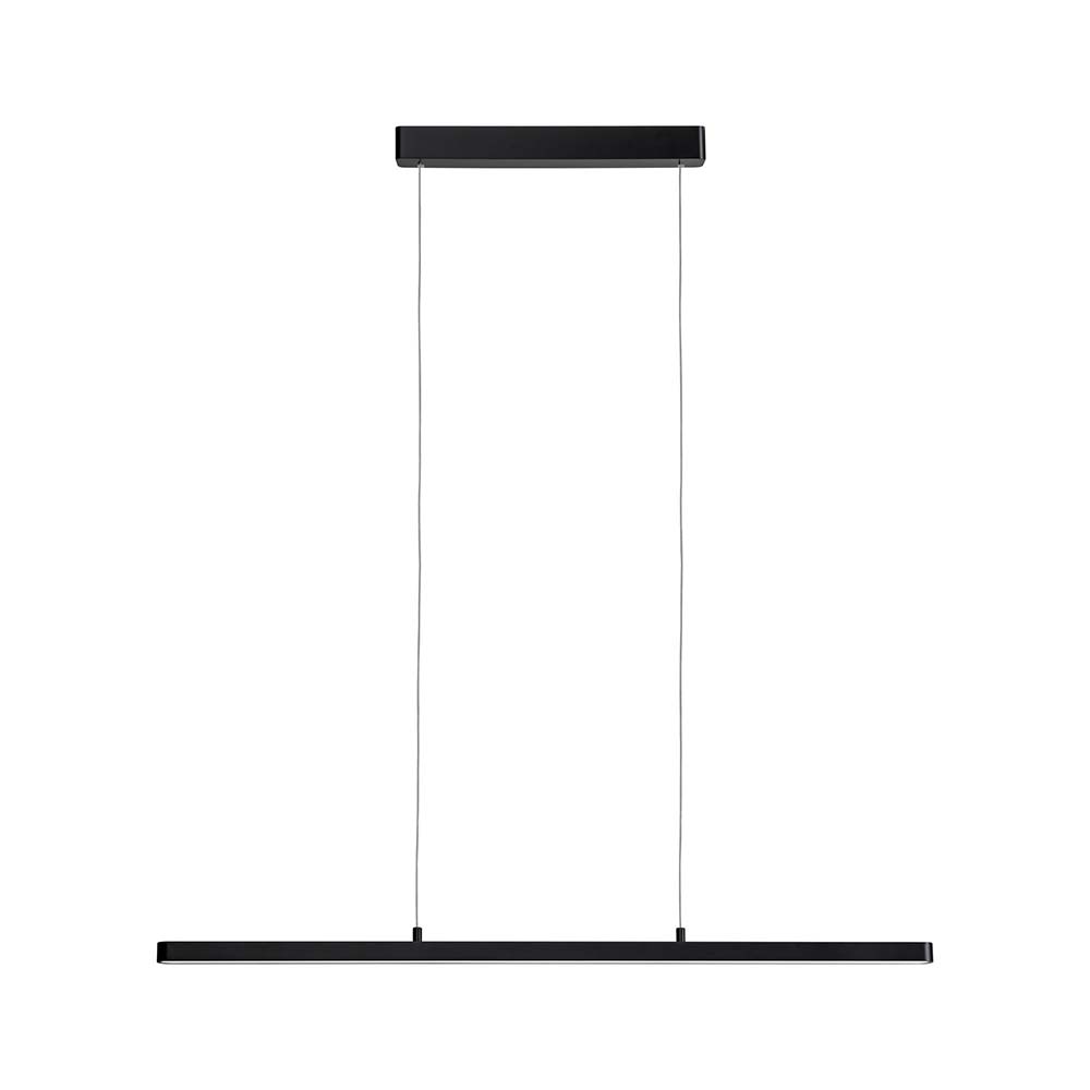 S.Luce Lento BLE Pendelleuchte LED 1x43W TunW Schw Softlack Aluminium Auslauf