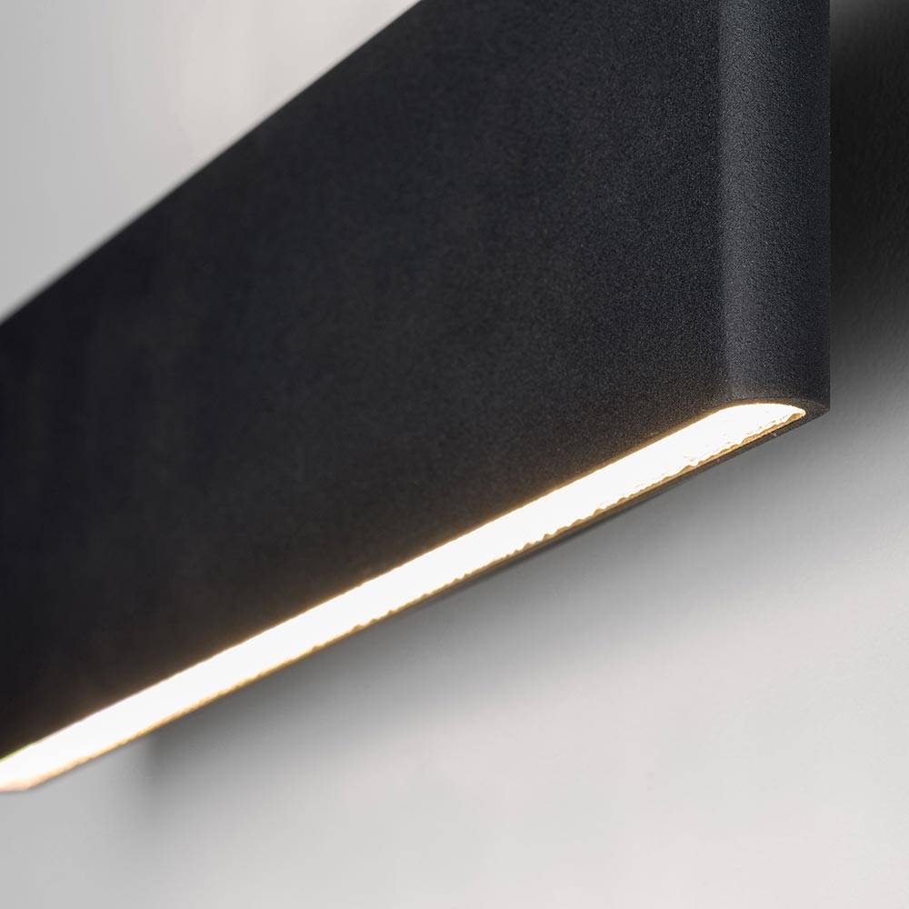 S.Luce Slim LED-Wandleuchte Up&Down 540lm Schwarz eloxiert Verkauf
