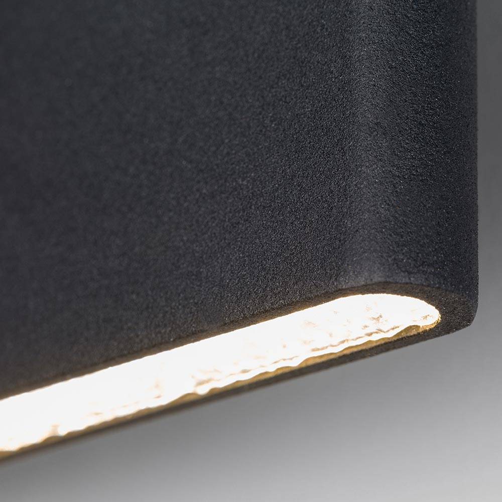S.Luce Slim LED-Wandleuchte Up&Down 540lm Schwarz eloxiert Verkauf