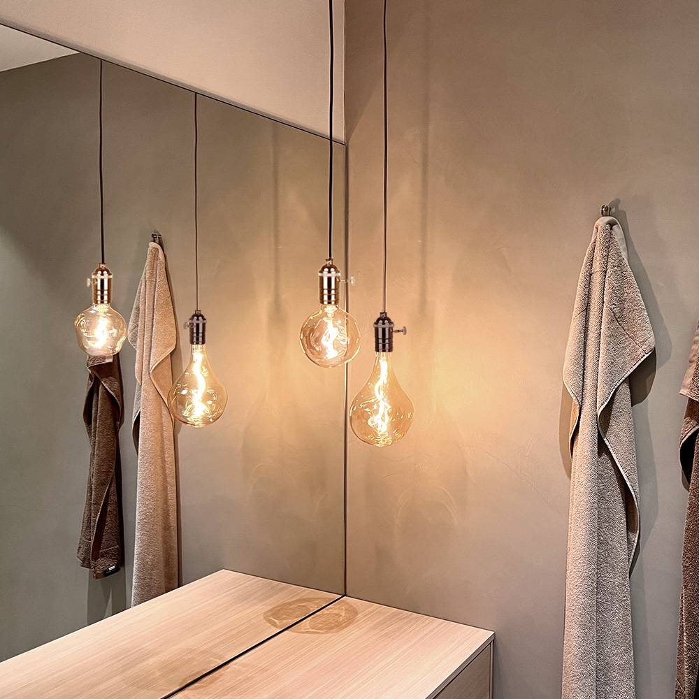 S.Luce s.luce Socket Textilkabel mit Retro-Fassung und Schalter Outlet