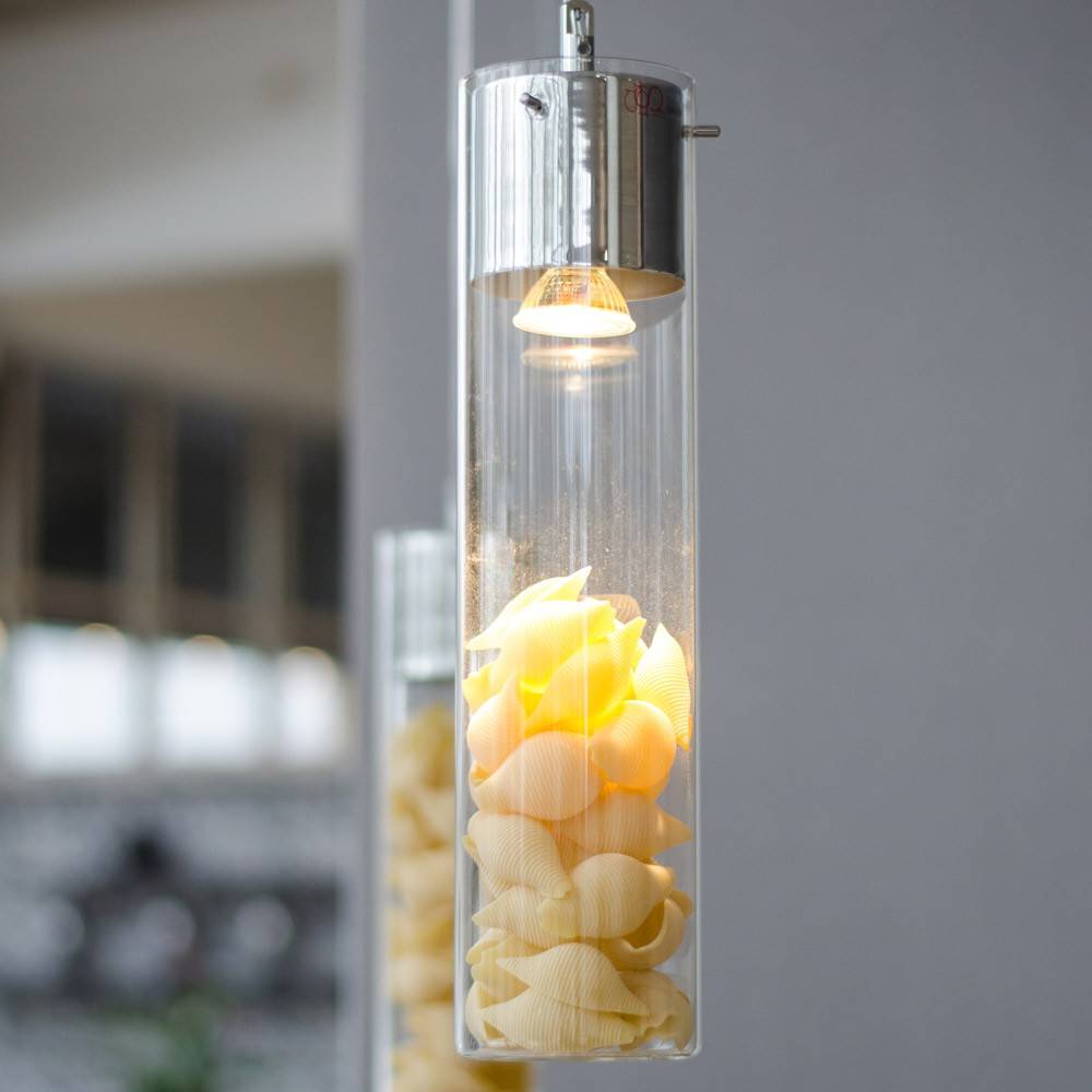 S.Luce s.luce MyLight Hängeleuchte mit Schauzylinder 40cm Auslauf