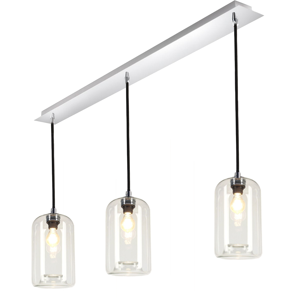 S.Luce s.luce Cruet Glas Pendelleuchte 3-flammig Verkauf