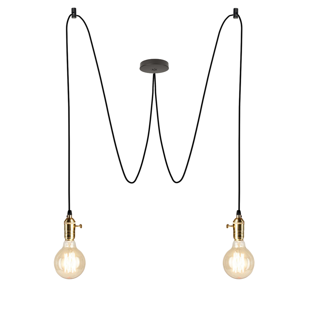 S.Luce s.luce Socket Hängeleuchte Retro 2-6-flammig Modular