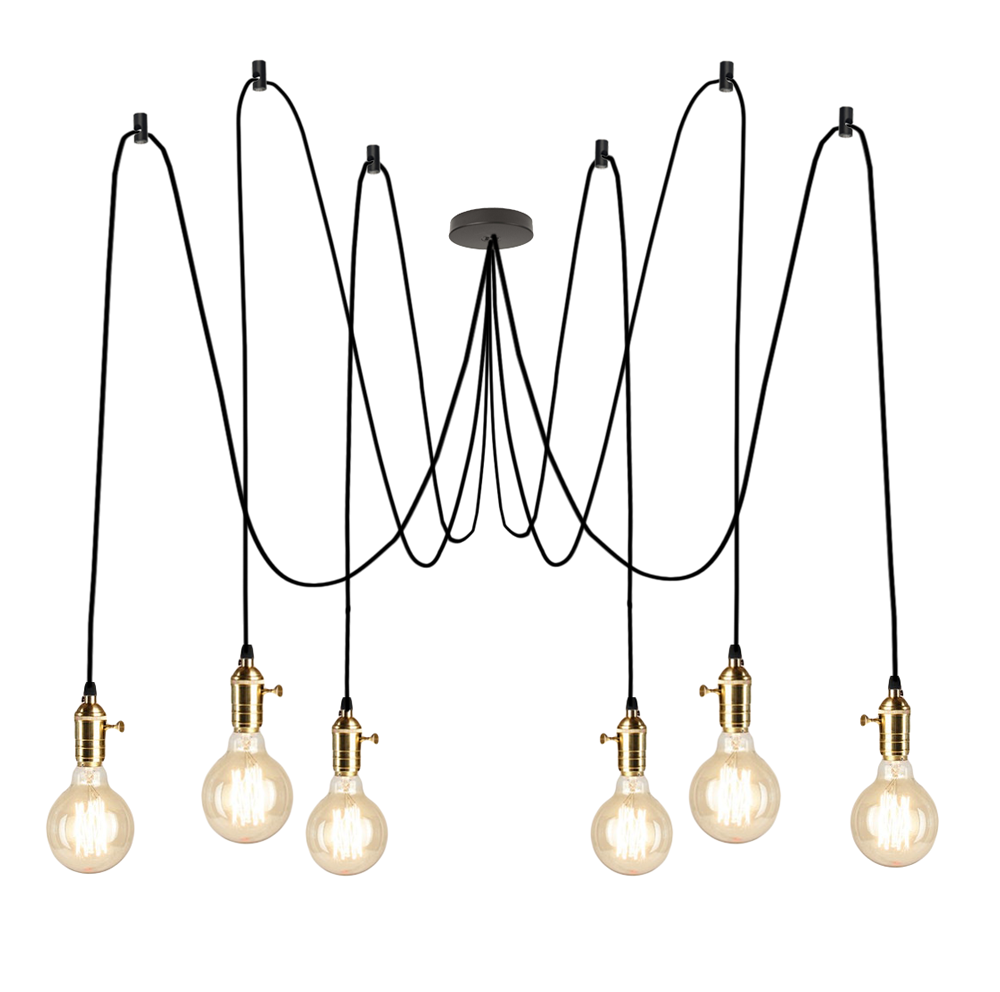 S.Luce s.luce Socket Hängeleuchte Retro 2-6-flammig Modular Riesige Ersparnisse