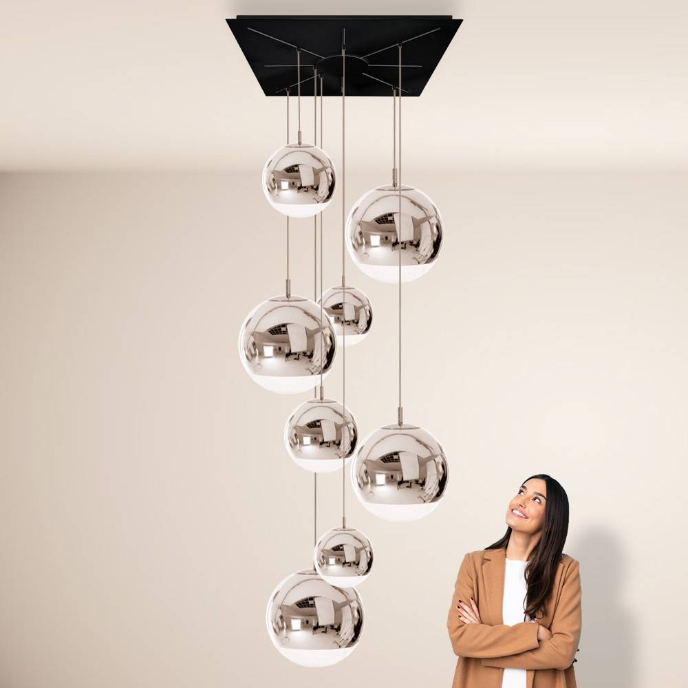 S.Luce s.luce Fairy XL Galerieleuchte 8-flammig mit Modular Baldachin Hotsell