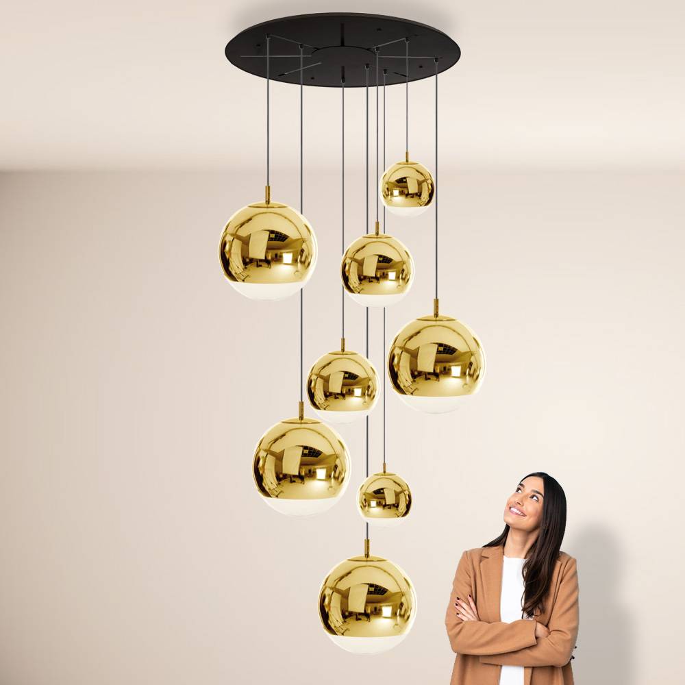S.Luce s.luce Fairy XL Galerieleuchte 8-flammig mit Modular Baldachin Hotsell