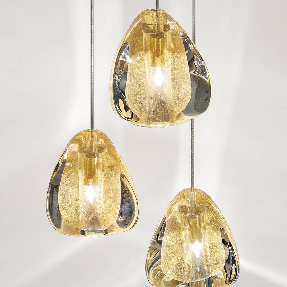 S.Luce Terzani Mizu Design 3er-Hängelampe Ø 22cm Bis zu 65% Rabatt