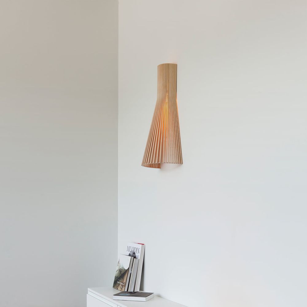 S.Luce Wandleuchte Secto Small 4231 aus Holz 45cm Clearance-Verkauf