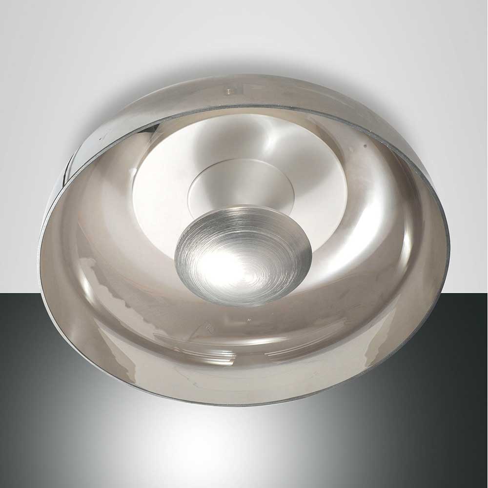 S.Luce Fabas Luce LED Deckenleuchte Vintage Bernsteinfarben Kostenloser Versand international