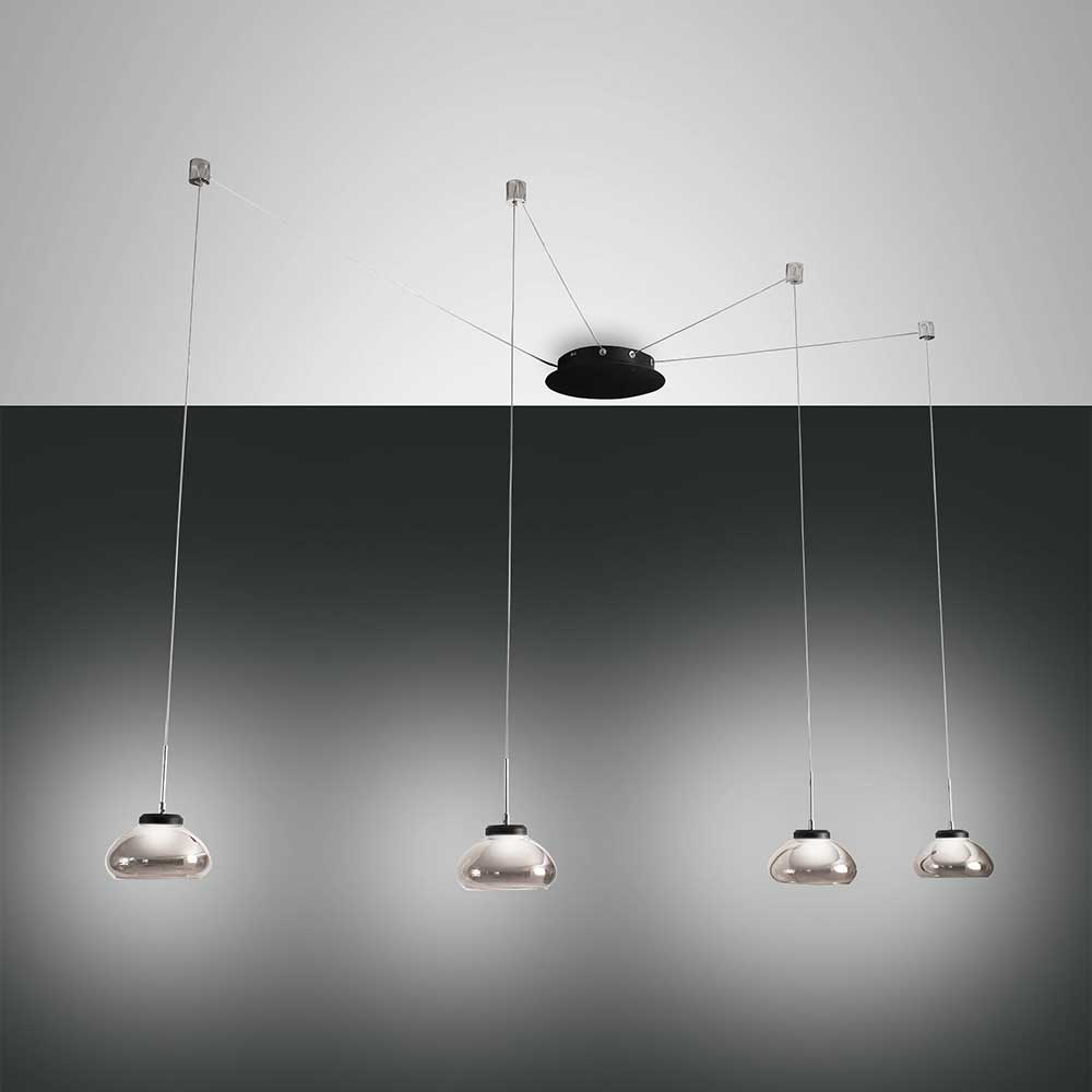 S.Luce Fabas Luce Arabella LED Pendellampe Metall Fabrikladen