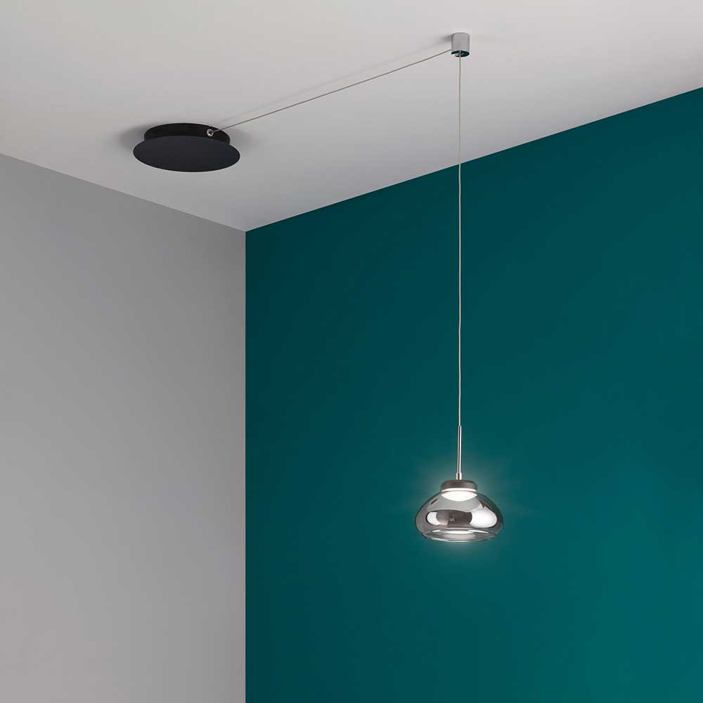 S.Luce Fabas Luce Arabella LED Pendellampe Glas Begrenzt auf 3 Tage