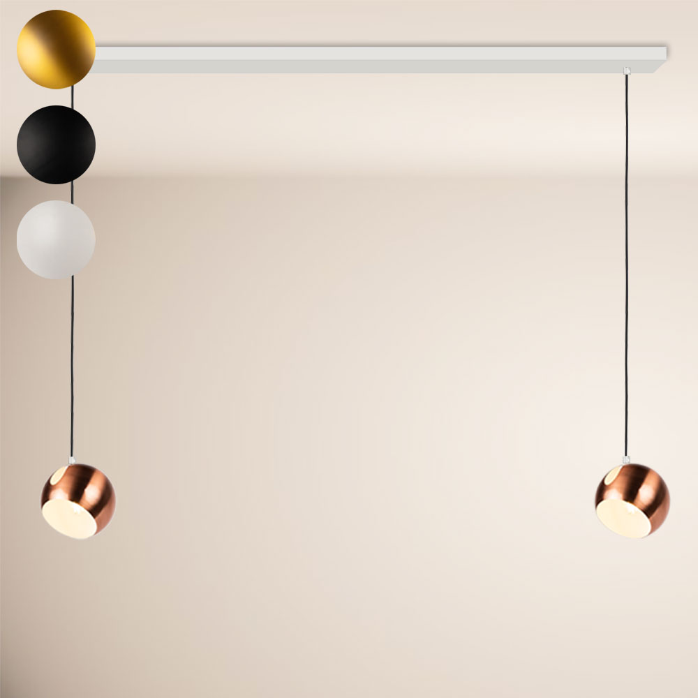 S.Luce s.luce Ball Esstisch-Pendelleuchte 2 bis 5-flammig Balken Outlet