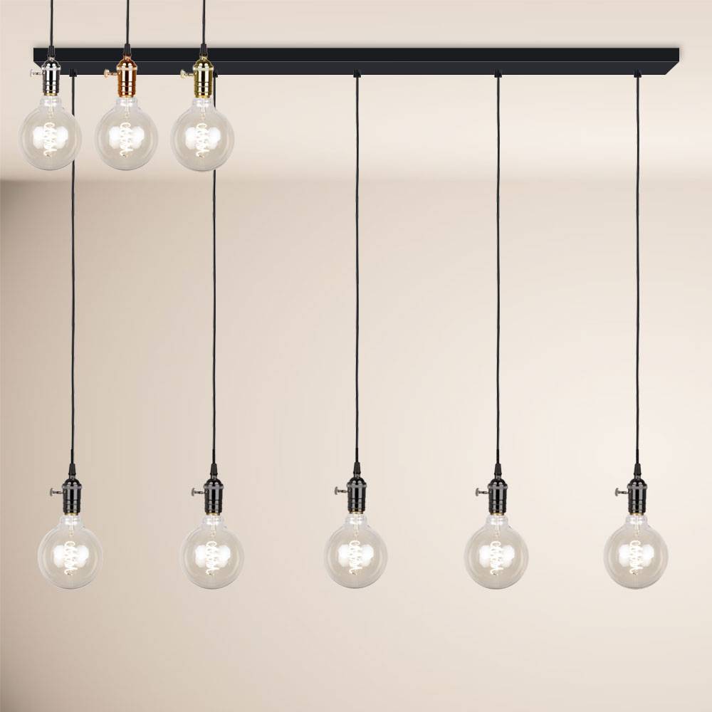 S.Luce s.luce Socket Esstisch-Pendelleuchte 2 bis 5-flammig Balken Auslauf
