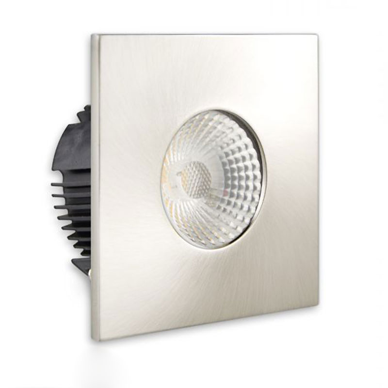 S.Luce Cover für Einbaustrahler Sys-68 eckig Nickel-Matt Black Friday