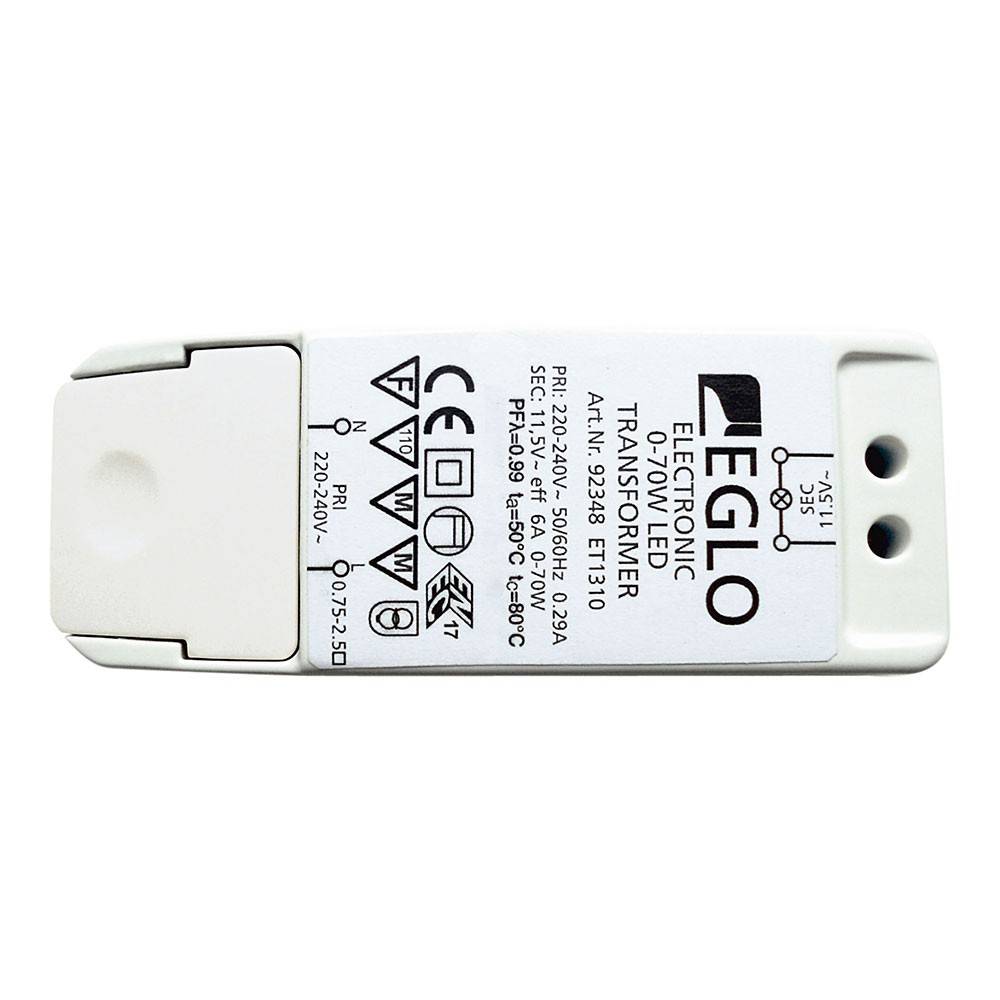 S.Luce Elektronischer Trafo Dimmbar LED-Treiber 12V 0-70W zollfrei