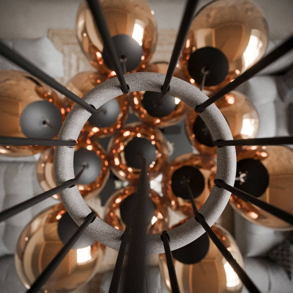 S.Luce s.luce Combinizer Ring für mehrflammige Cluster-Pendelleuchten Rabatt