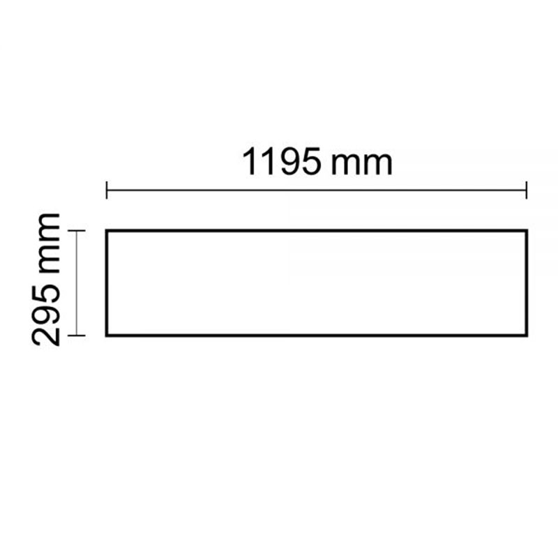 S.Luce LED Panel Business Line 1200 Warmweiß 4550lm Weiß Zeitlich begrenztes Angebot