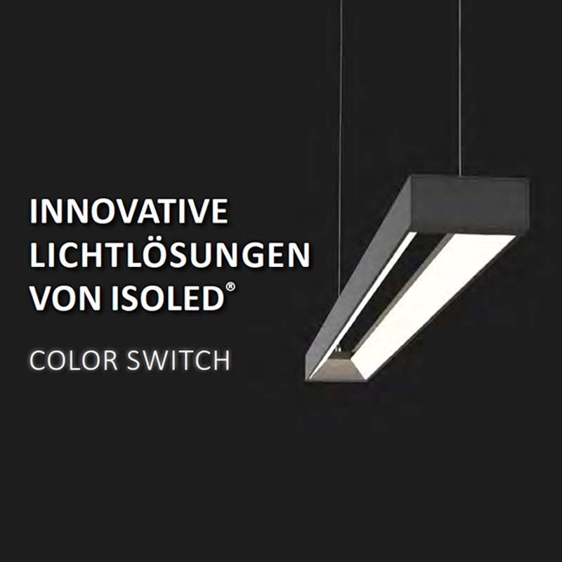 S.Luce Büro LED Pendel-Schreibtischleuchte Schwarz CCT Neuheiten