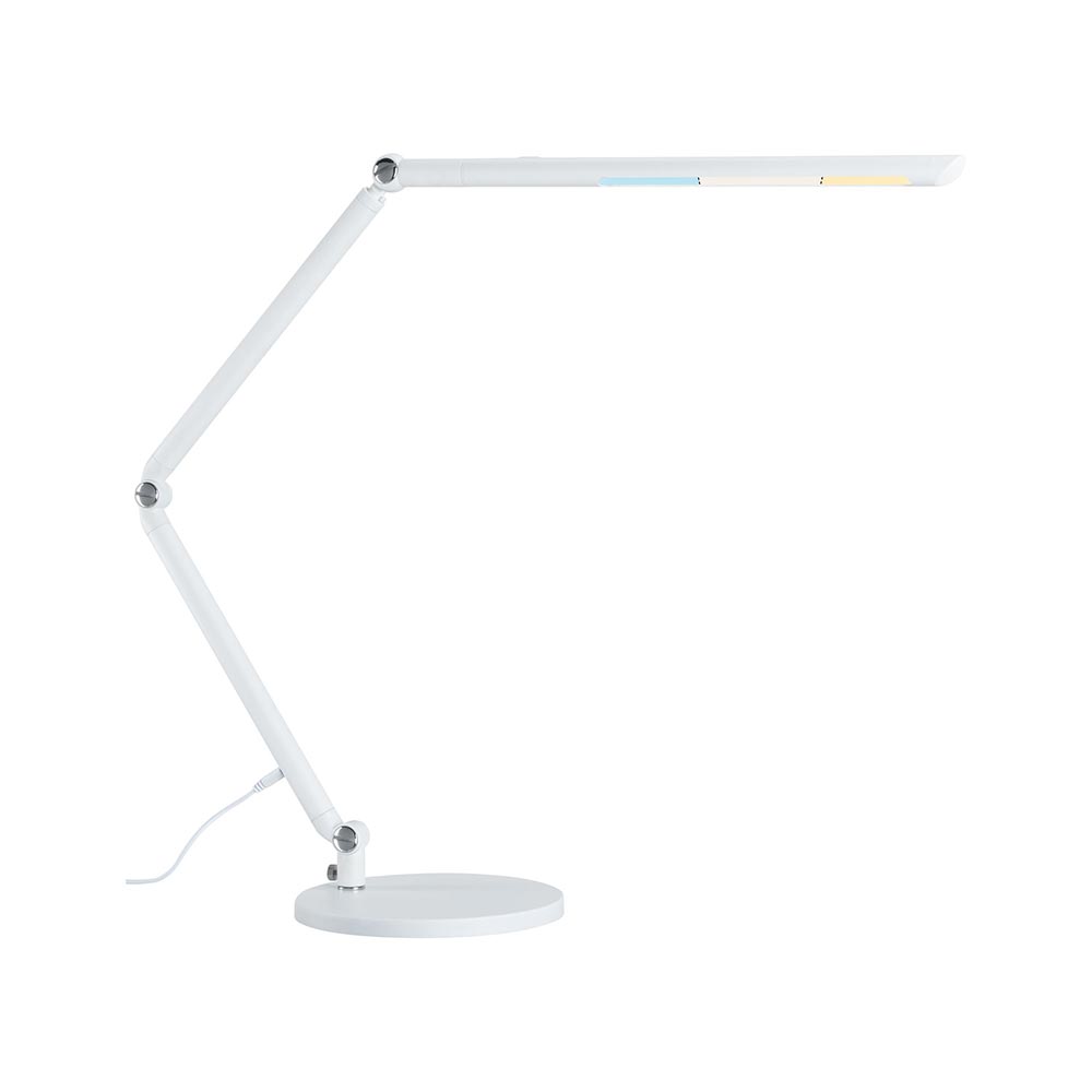 S.Luce LED Schreibtischleuchte FlexBar Weiß mit 3-Stufen-Dimmer Räumungsverkauf