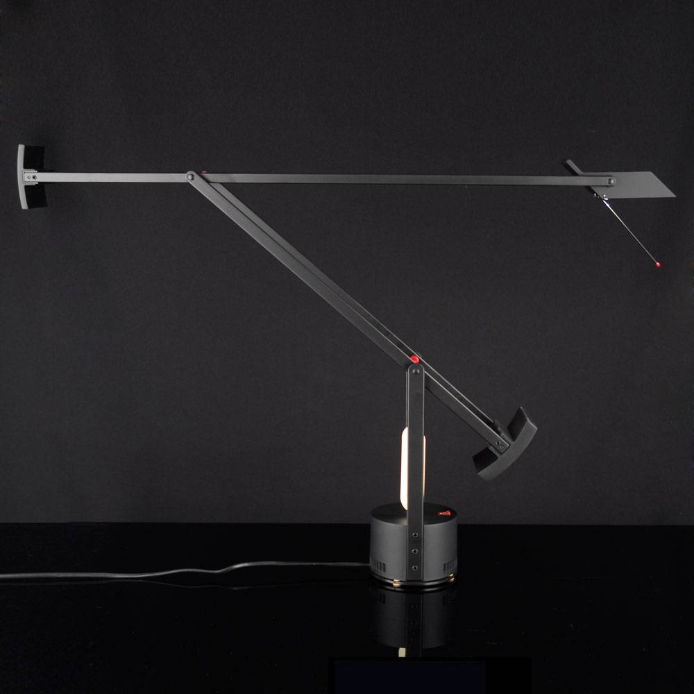 S.Luce Artemide Tizio 50 LED Schreibtischlampe Schwarz Super Sparpreis