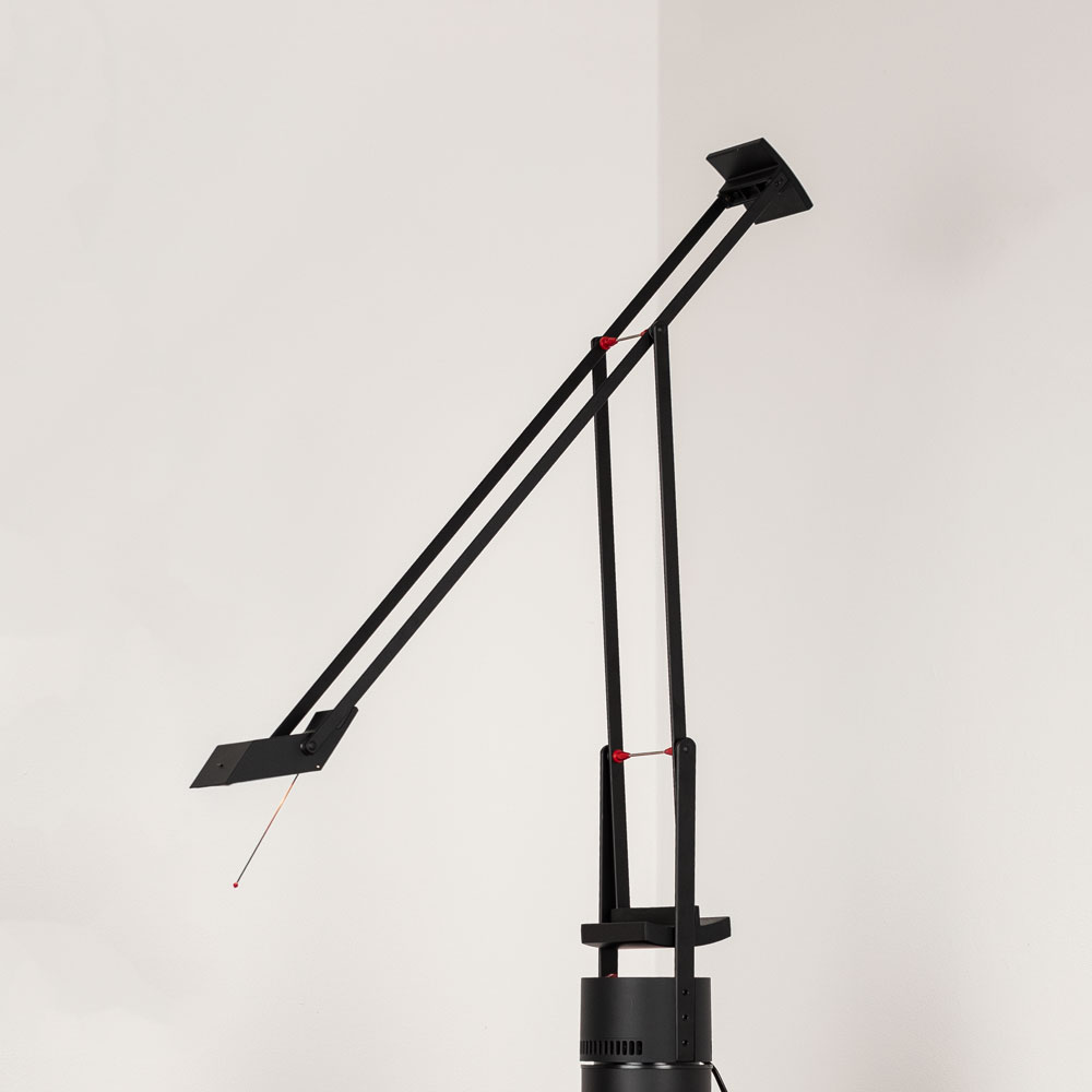 S.Luce Artemide Tizio 50 LED Schreibtischlampe Schwarz Super Sparpreis