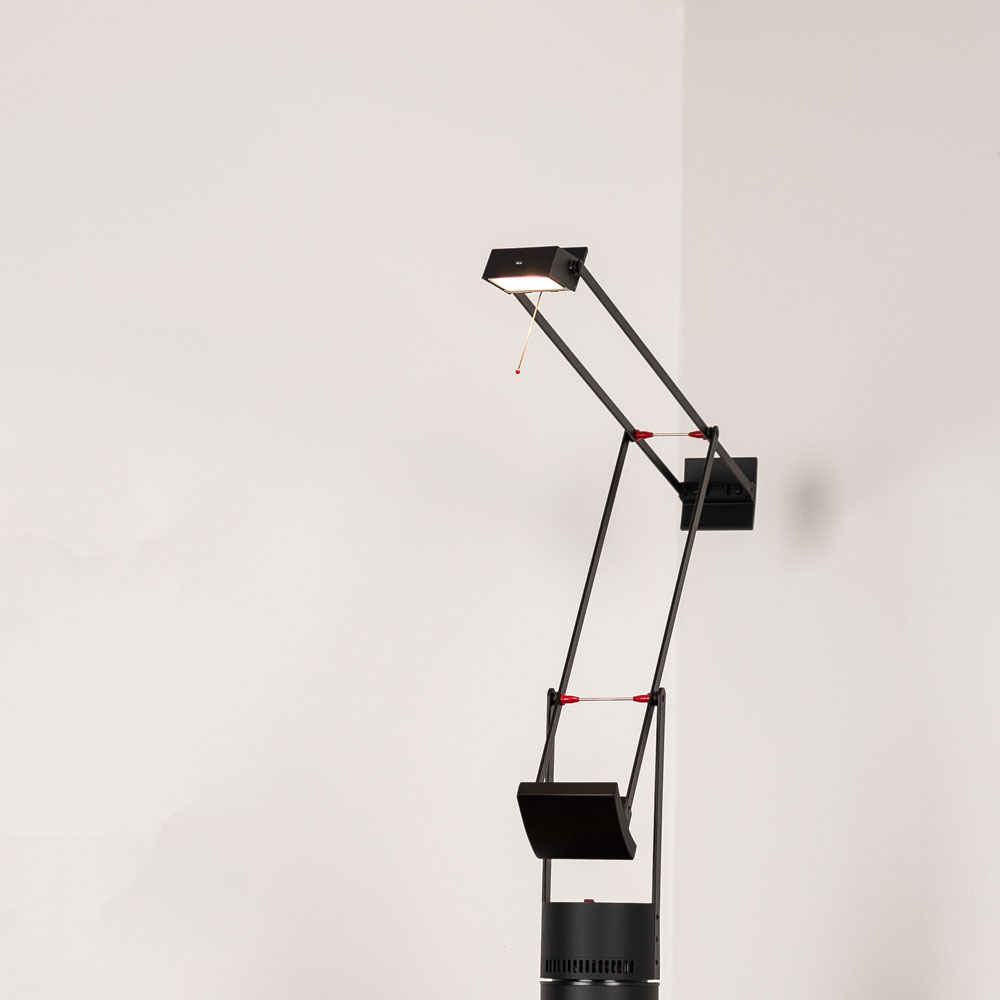 S.Luce Artemide Tizio 50 LED Schreibtischlampe Schwarz Super Sparpreis