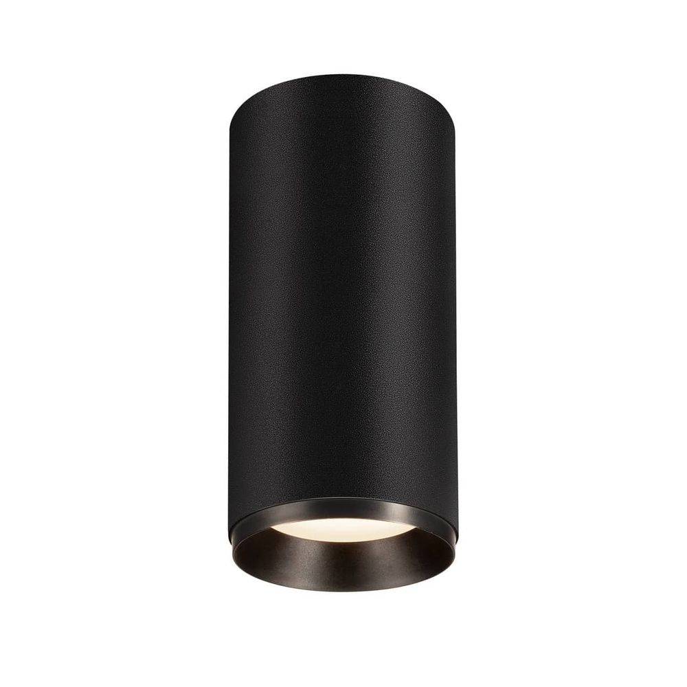 S.Luce Numinos LED-Deckenleuchte Schwarz zylindrisch Angebote