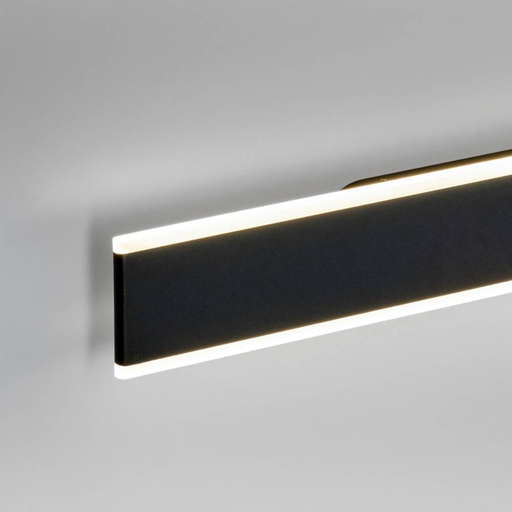 S.Luce LED Wandlampe Slim WM Dimmbar 2040lm Schwarz Fabrikverkauf