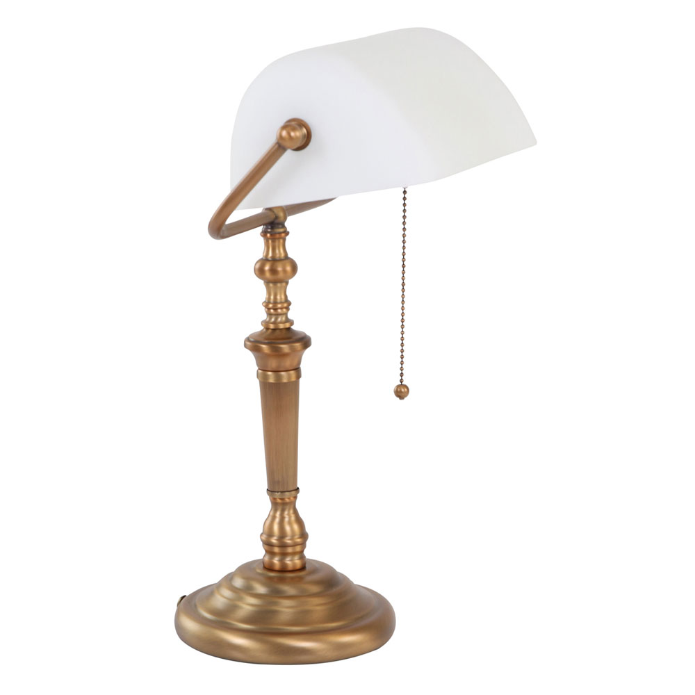 S.Luce Vintage-Tischleuchte Ancilla Bankerslamp Blitzverkäufe