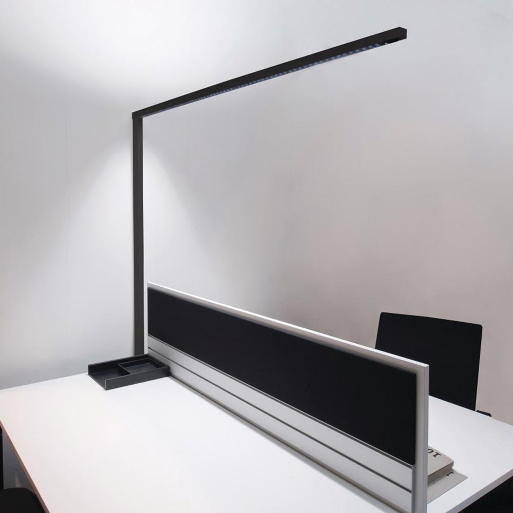 S.Luce Molto Luce Lens Double Büro Stehlampe Alu-Eloxiert mit Sensor Fabrikpreis