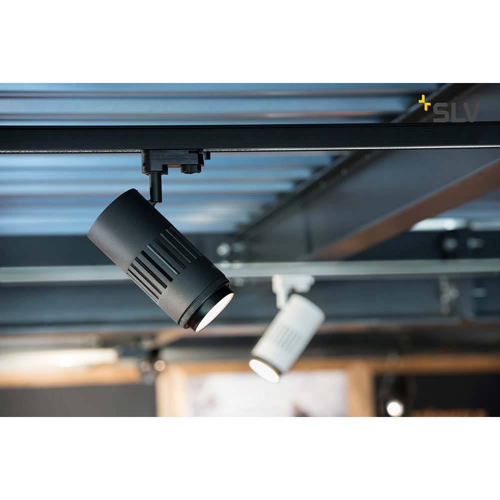 S.Luce SLV Stuctec LED Zooming Lens Strahler für 3Ph-Schiene 3000K Schwarz Versandkostenfrei