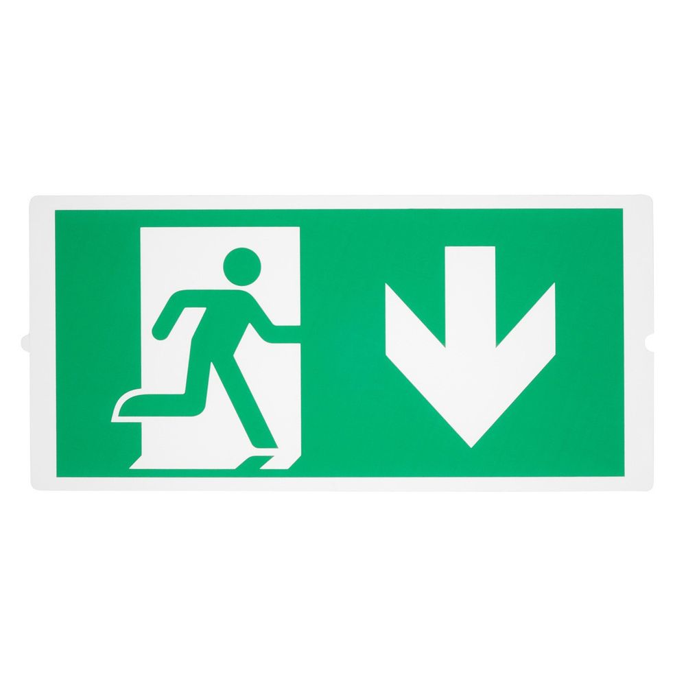 S.Luce SLV P-Light Emergency Series Standard Signs For Areal Light Green Black Friday